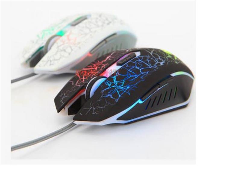 Mouse Gaming Luminous R8 1614 RGB Colorful Backlight DPI 2400